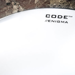 Code Enigma White Bass Drum Heads